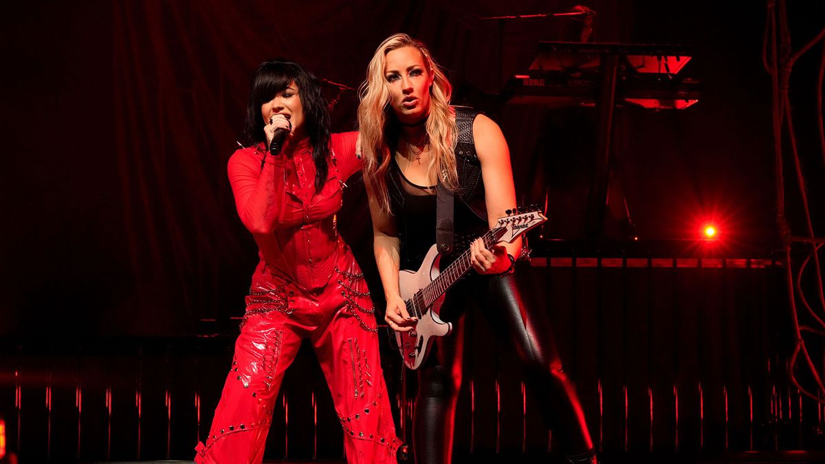 Demi Lovato and Nita Strauss – the guitarist says her new single has an &quot;Eruption moment&quot; and is a middle finger to Lovato&#039;s haters