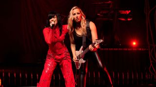 Demi Lovato and Nita Strauss – the guitarist says her new single has an "Eruption moment" and is a middle finger to Lovato's haters