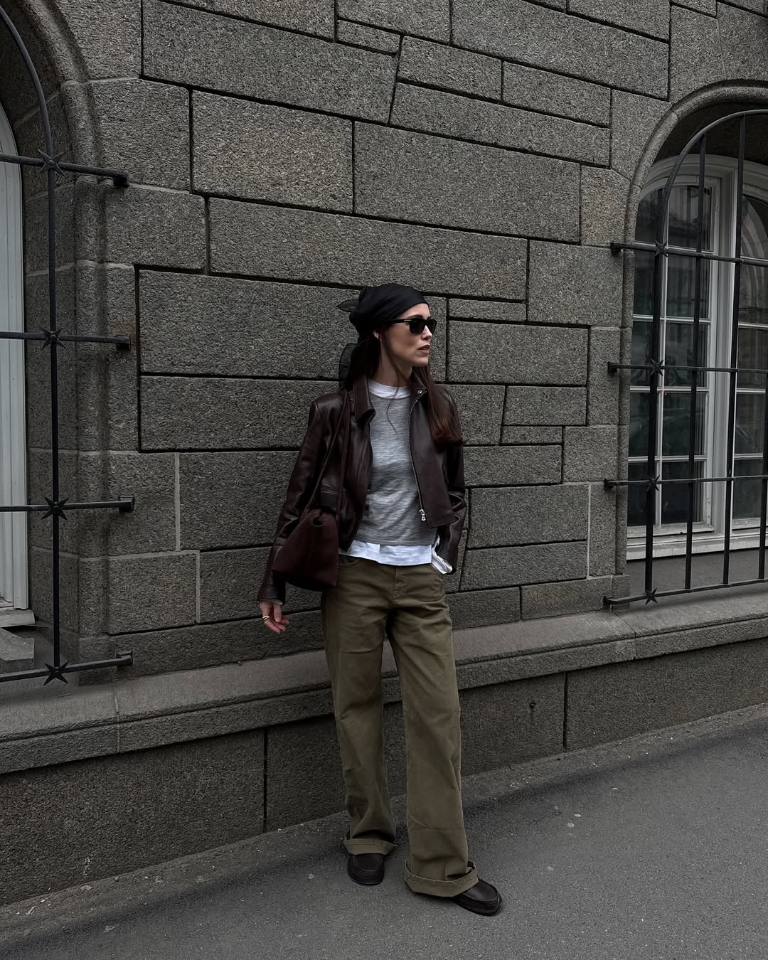 Annabel Rosendahl wearing layered T-shirts