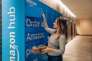 An Amazon Hub locker