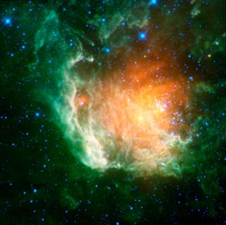 NASA Telescope Spots Cosmic Rose in Deep Space