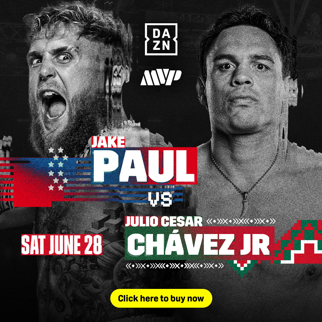 Jake Paul vs Chavez Jr fight card June 28 2025 on DAZN