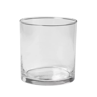 A glass cup