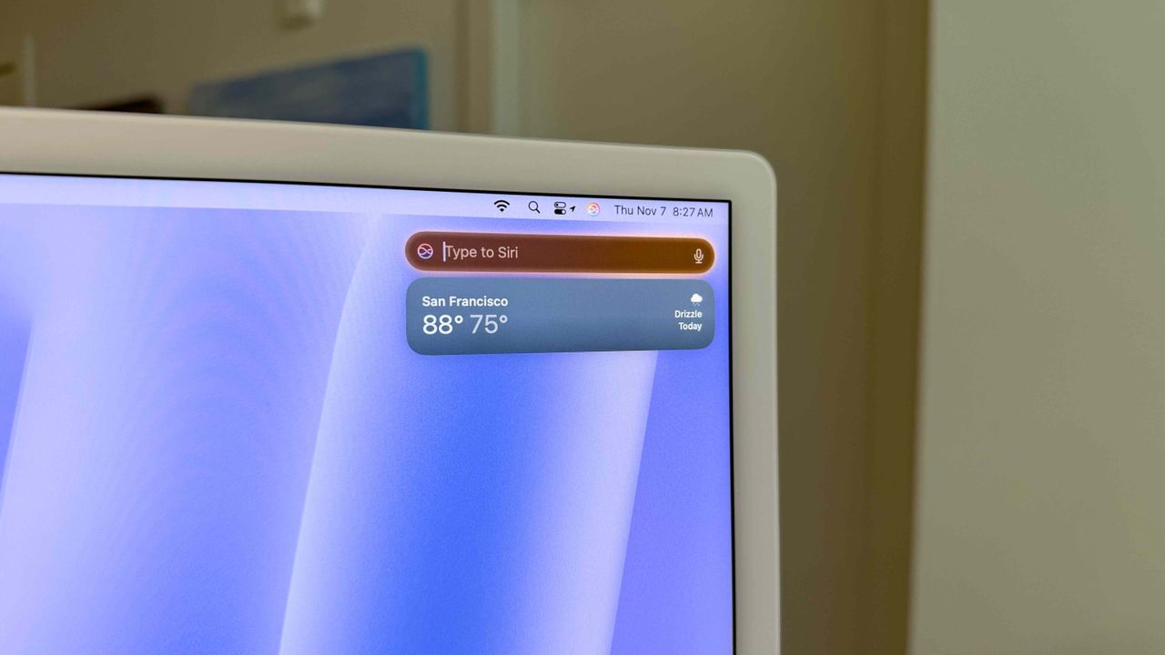 Apple's 24-inch iMac M4 in Purple.
