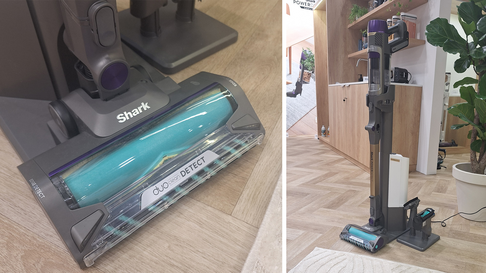 Shark PowerDetect Cordless Vacuum being demoed at IFA