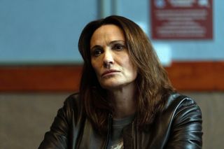 Sarah Parish plays DI Pamela Green in Curfew