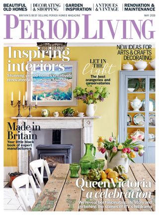 May issue cover of Period Living