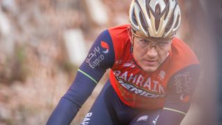 Recovered from his knee injury, Heinrich Haussler at the training camp