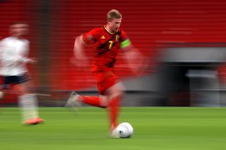 Belgium’s Kevin De Bruyne was not firing on all cylinders against England last month