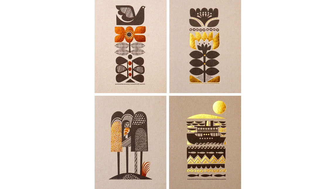 Highlight elements of your work with foil to add texture to your prints