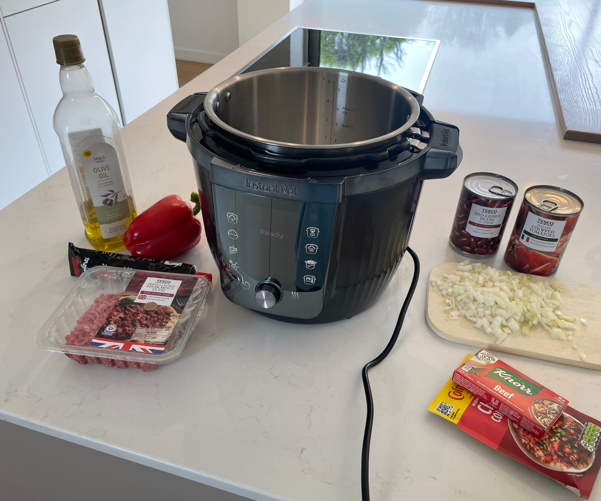 Cooking chill in the Instant Pot Pro Max with WiFi in my test kitchen