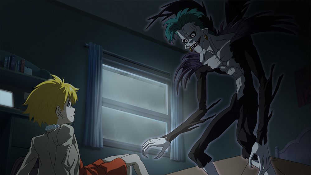 Screenshot from The Simpsons anime in Treehouse of Horror