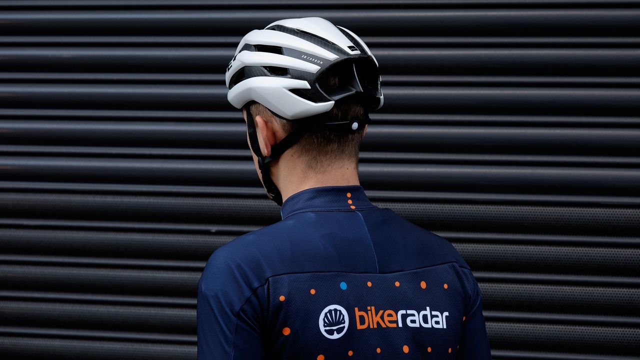 A look at the rear of the helmet