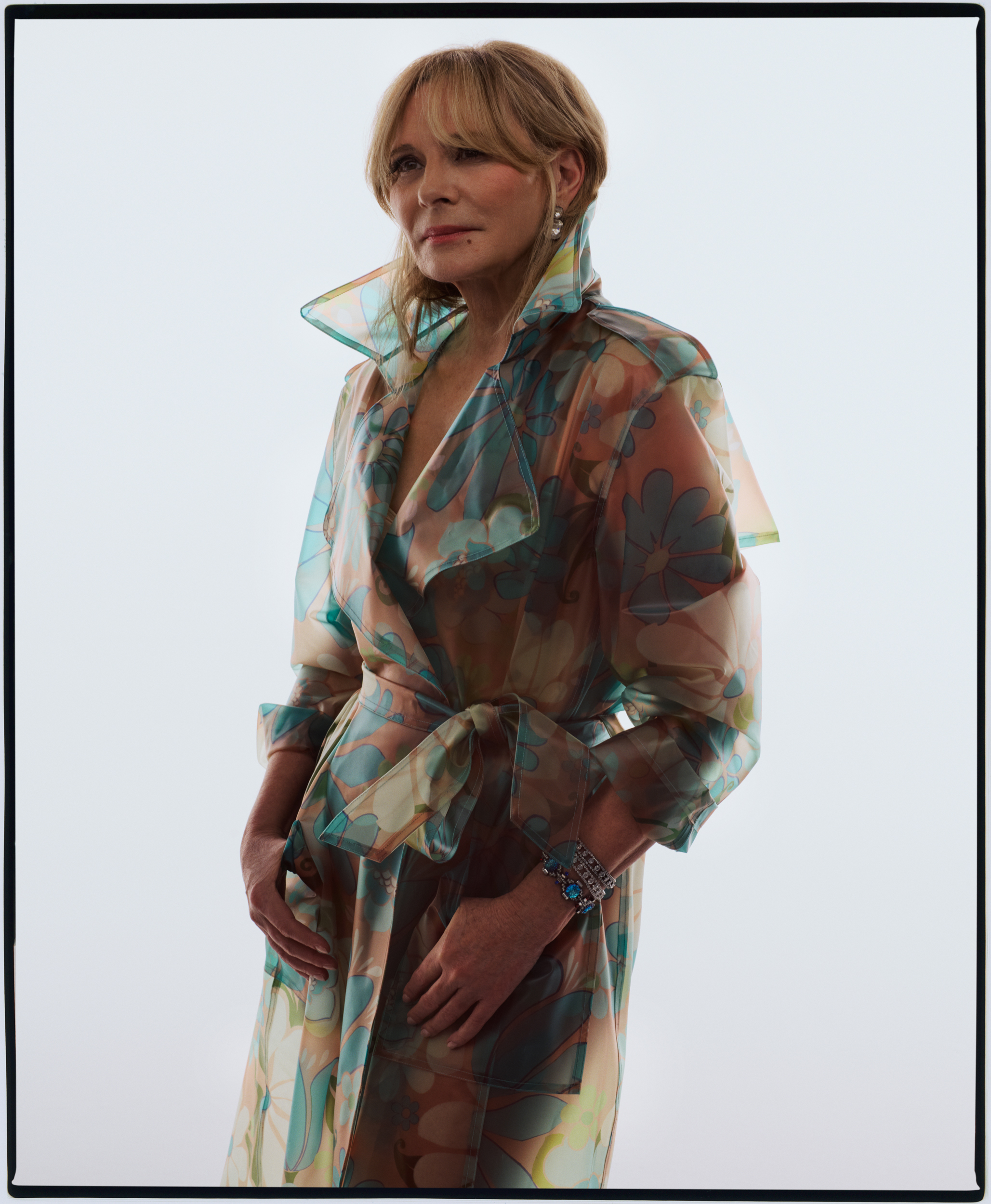 kim cattrall poses in clothes from the new Designers at Debenhams x Ashish collection