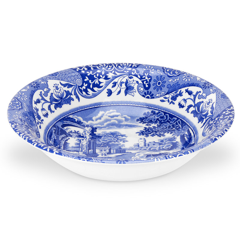 Spode Blue Italian Ascot Cereal Bowl 8" & Reviews | Wayfair