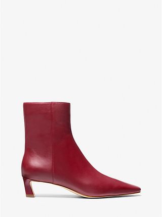 Michael Kors Cosmo Leather Kitten Boot