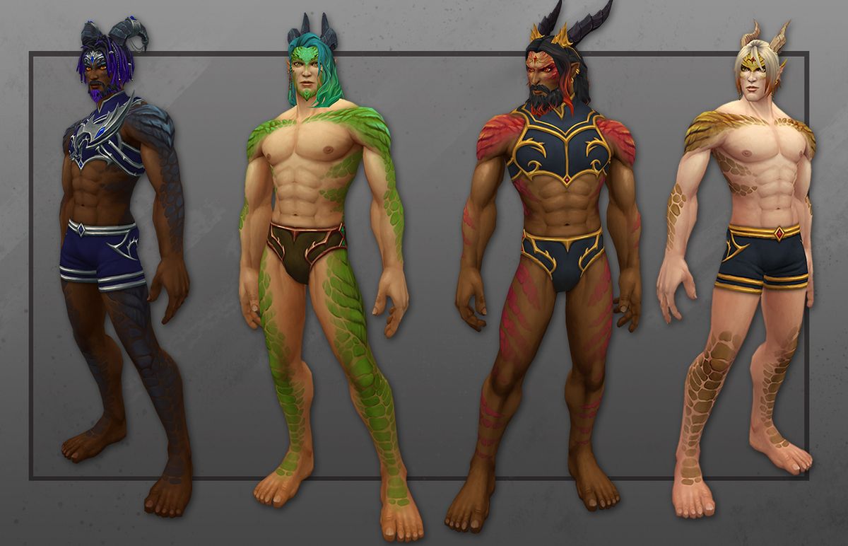 Dracthyr concept art (visage form)