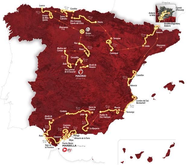 2015 Vuelta a España concentrates summit finishes in first two weeks ...