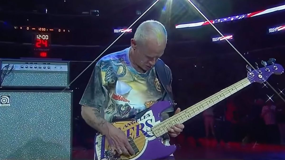 The Red Hot Chili Peppers bassist dialed in extreme levels of fuzz before t...