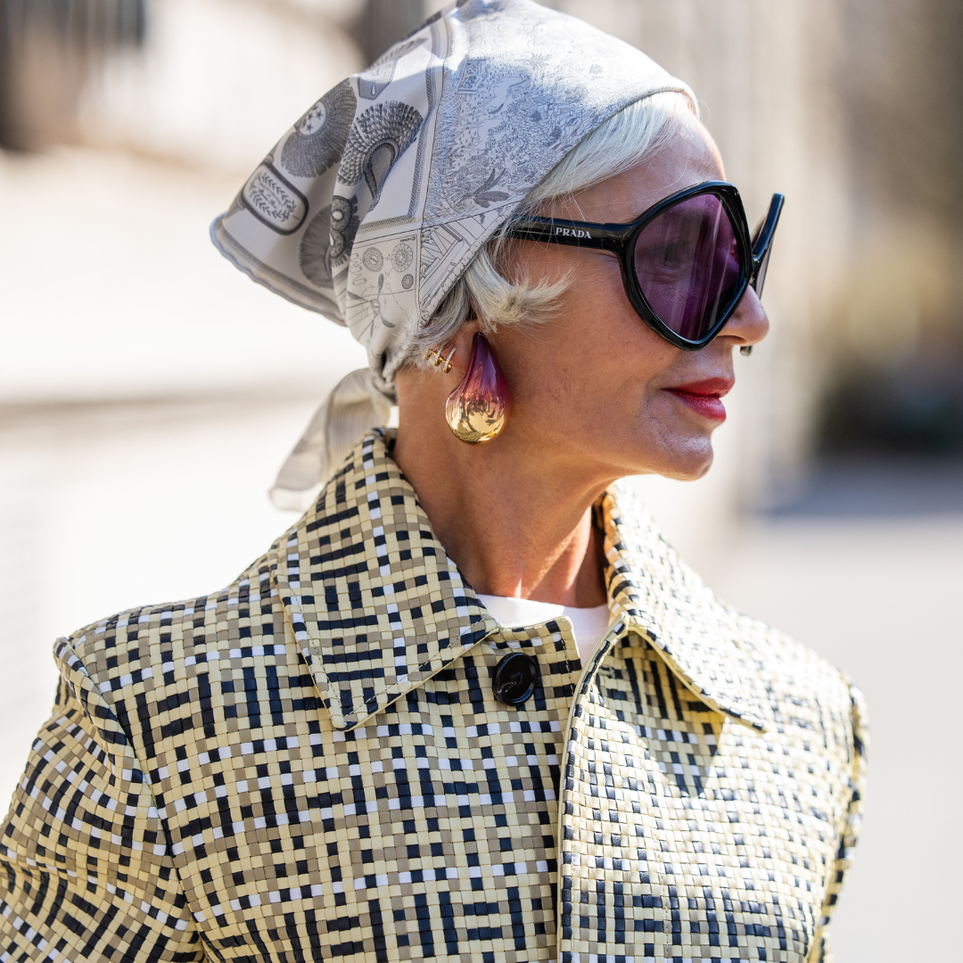 Best moisturiser for mature skin - model grece ghanem at fashion week 