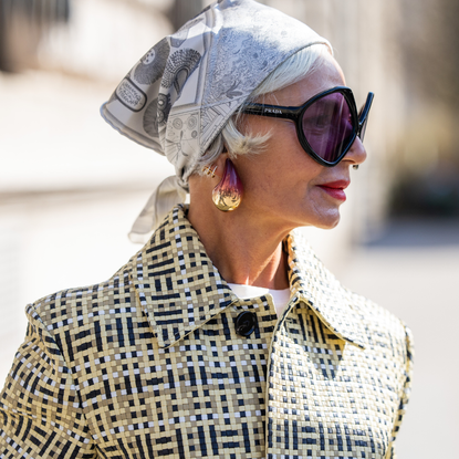 Best moisturiser for mature skin - model grece ghanem at fashion week 