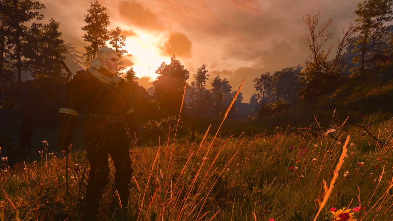 8K screenshots of The Witcher 3 game