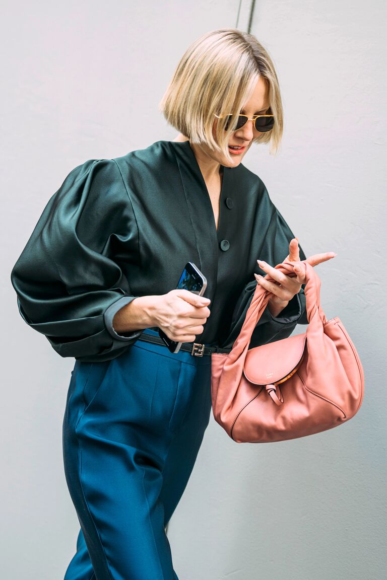 @asiatypek captures Fendi's Spy bag at Milan Fashion Week