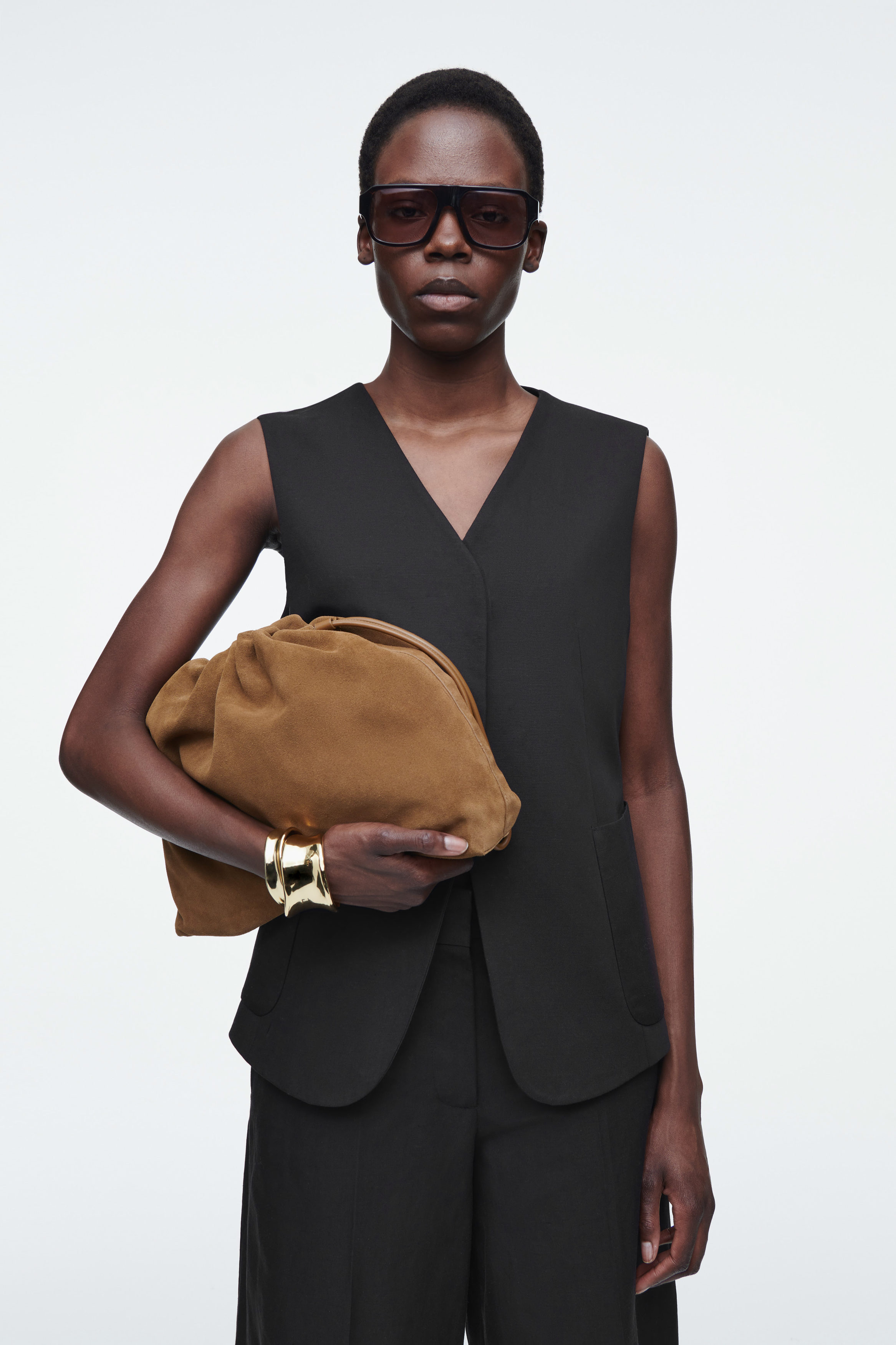 Cavatelli Clutch Bag - Suede