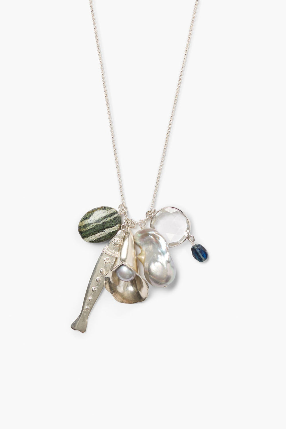 Catch Charm Necklace Multi