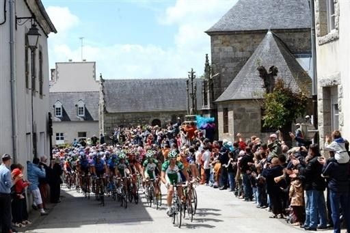 Narrow roads made for a nervous race