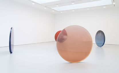 De Wain Valentine are on show at David Zwirner gallery in New York