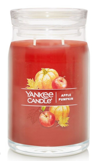 Yankee Candle, Signature Candles: Apple Pumpkin ($29.50)&nbsp;
