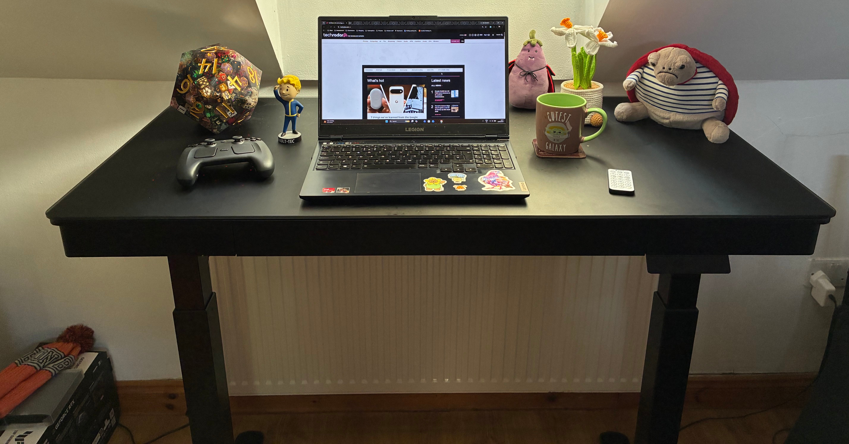 Eureka Ergonomic Wonder desk in its standing position