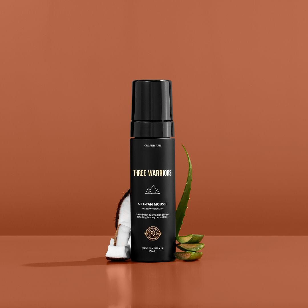 Self-Tanning Mousse by Three Warriors (organic, Natural &amp;amp; Vegan)