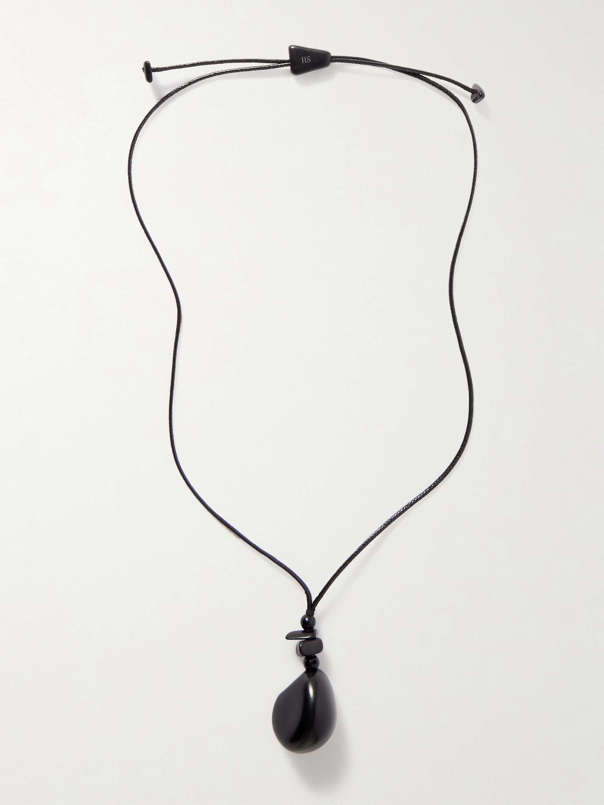 The Pendant Tagua and Leather Necklace