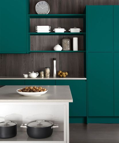 Kitchen color trend is green for 2021