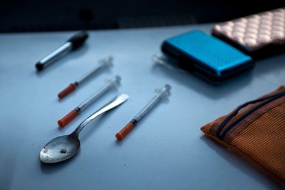 Drug paraphernalia found during a search in West Virginia.