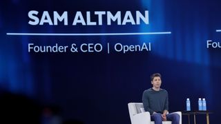 Open AI CEO Sam Altman speaks during Snowflake Summit 2025 at Moscone Center on June 02, 2025 in San Francisco, California.