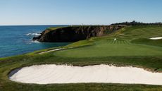 The eighth green at Pebble Beach