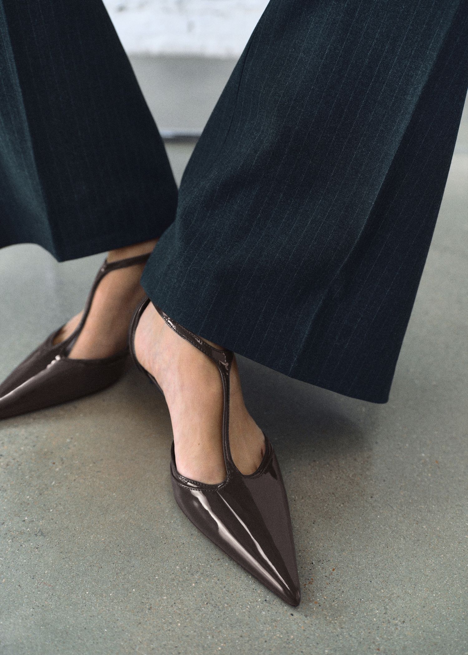 Kitten-Heel Patent Leather Shoes - Women | Mango Usa