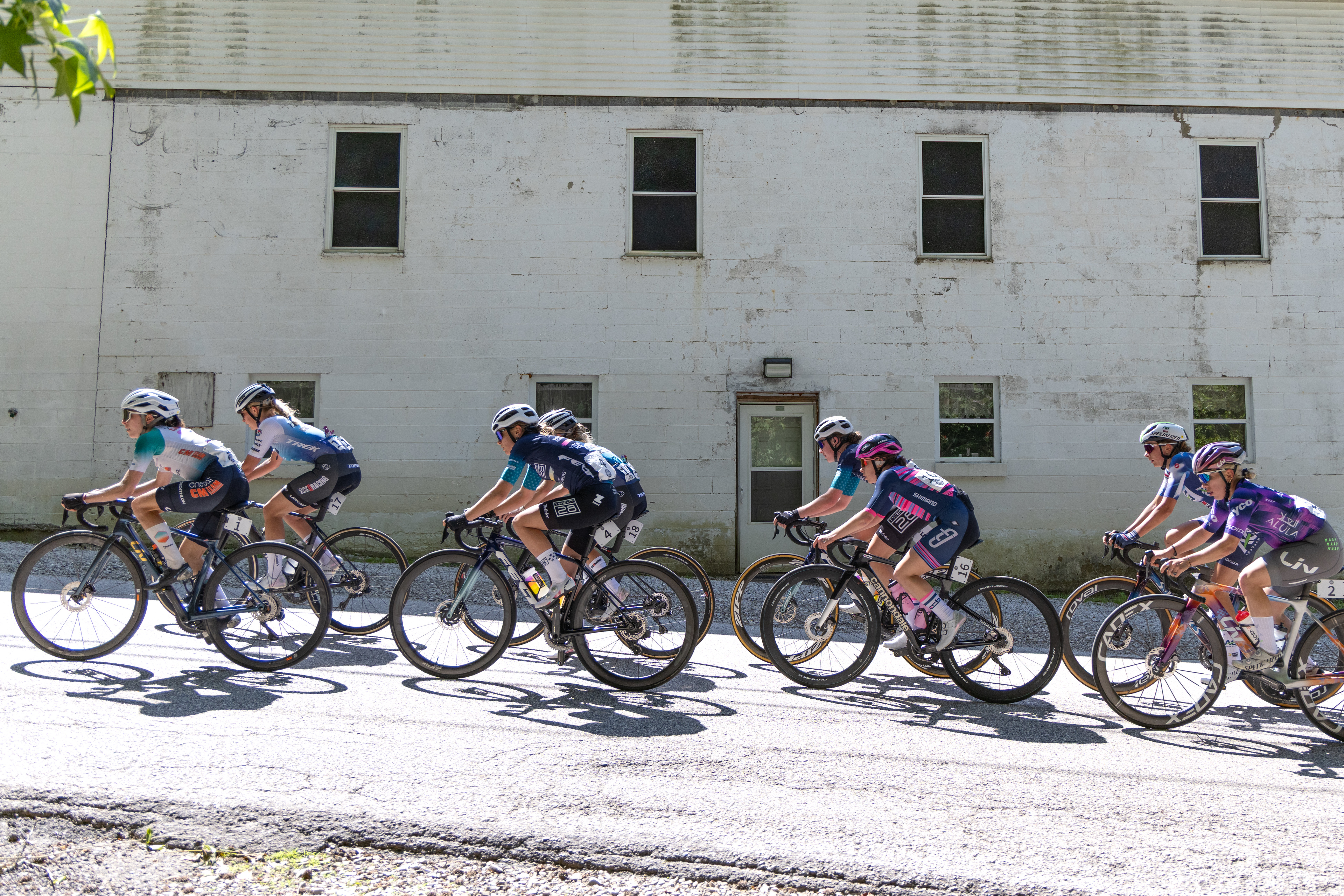 The U23 women had their first ever stand alone road race, and they made the most of it putting on a great show with a charging field catching a lone breakaway rider within site of the finish line.
