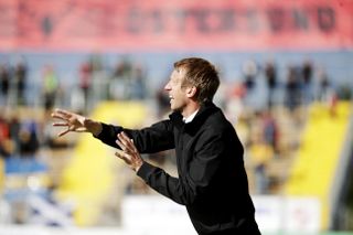 Graham Potter at Swedish side Östersund in July 2016.