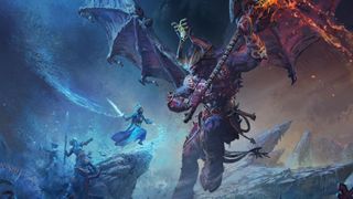 Charaktere aus Total War: Warhammer 3 kämpfen