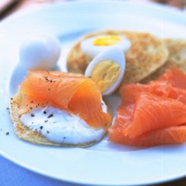 Smoked salmon blinis-salmon recipes-new recipes-recipe ideas-woman and home