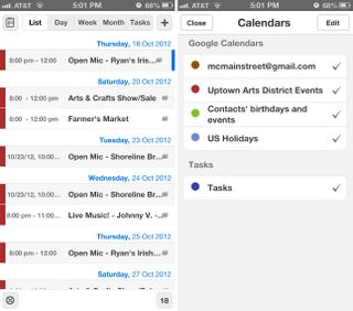 calendars by readdle for iphone sorting