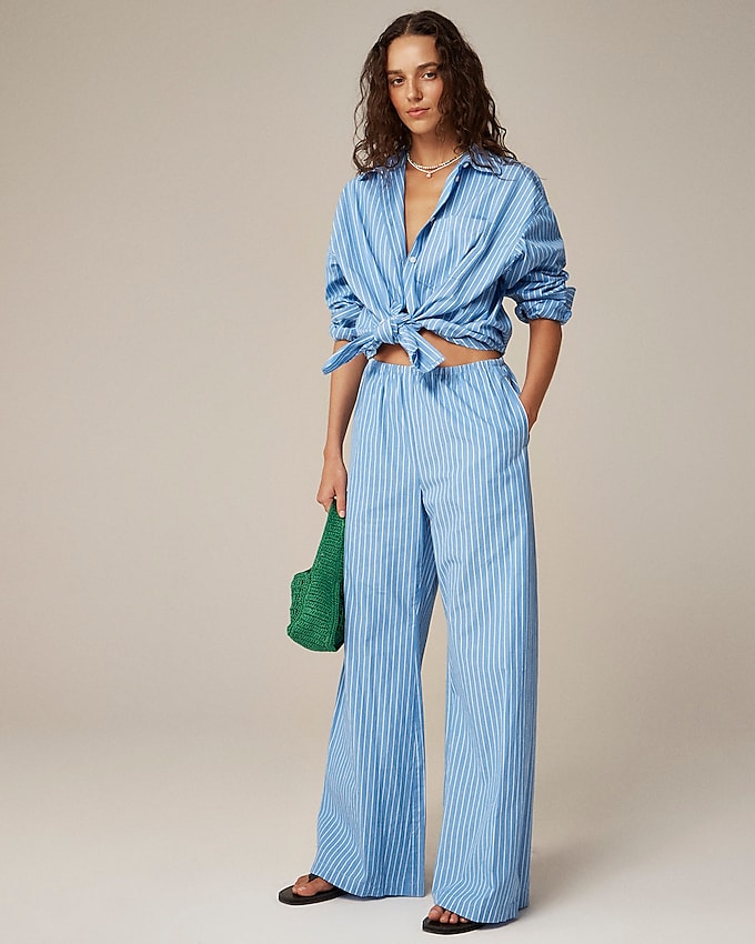 Cosmo Pant in Oxford Stripe