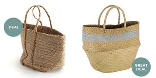 ideal naturalle jute bag and great deal sainsburys home bohemian traveller bohemian woven basket