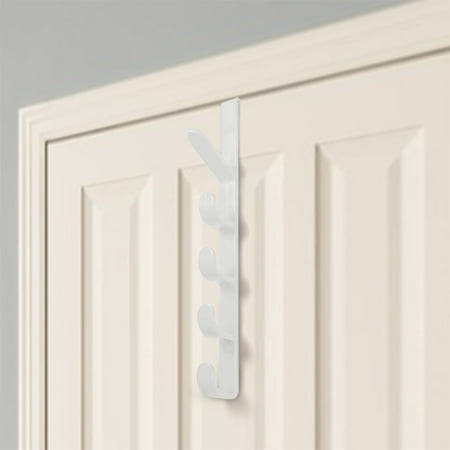 Clearance! Yxwen Coat Rack Hook Over the Door Hook Hanger | 5-Hook Heavy-Duty Organizer Rack for Coats, Hats