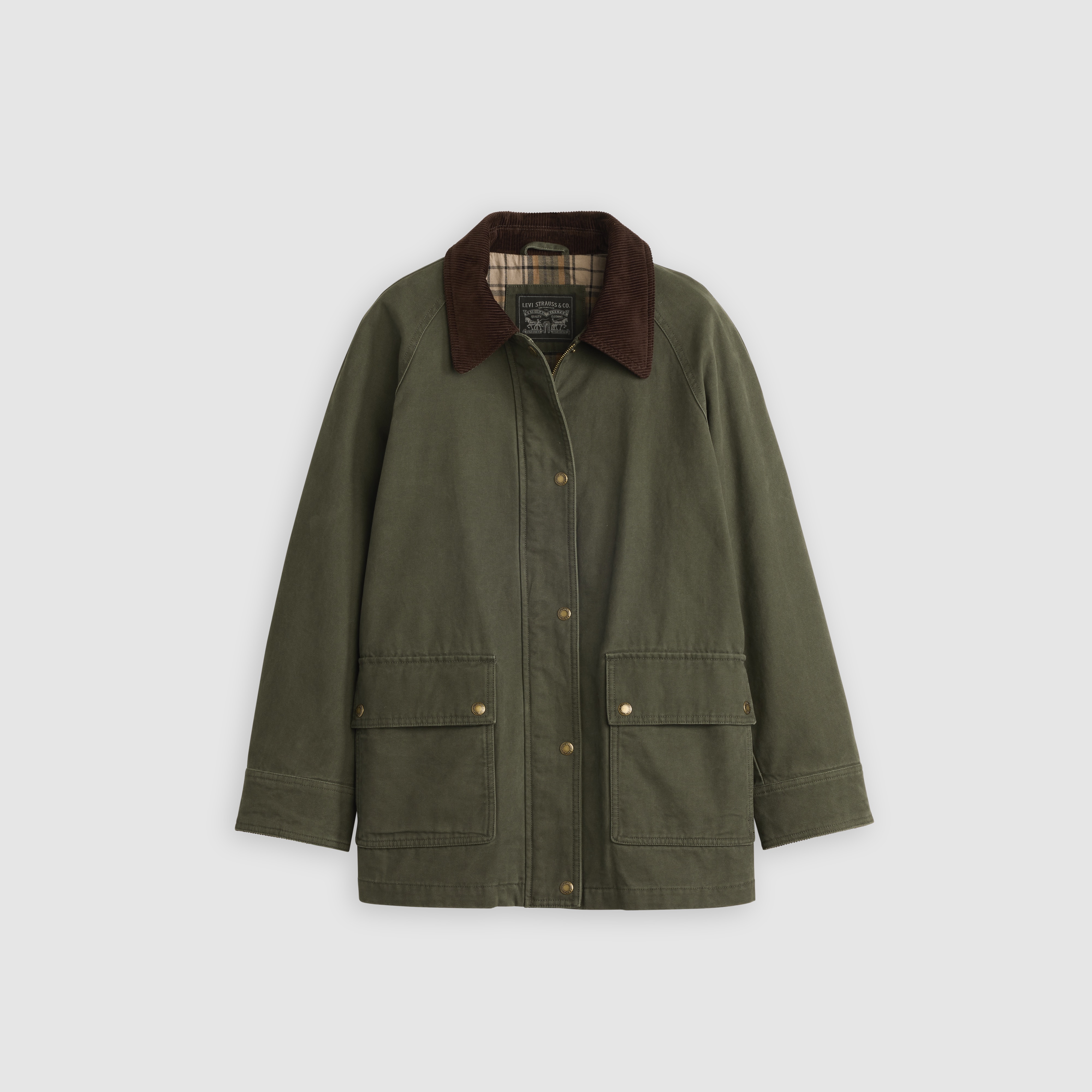 levi's olive green barn jacket