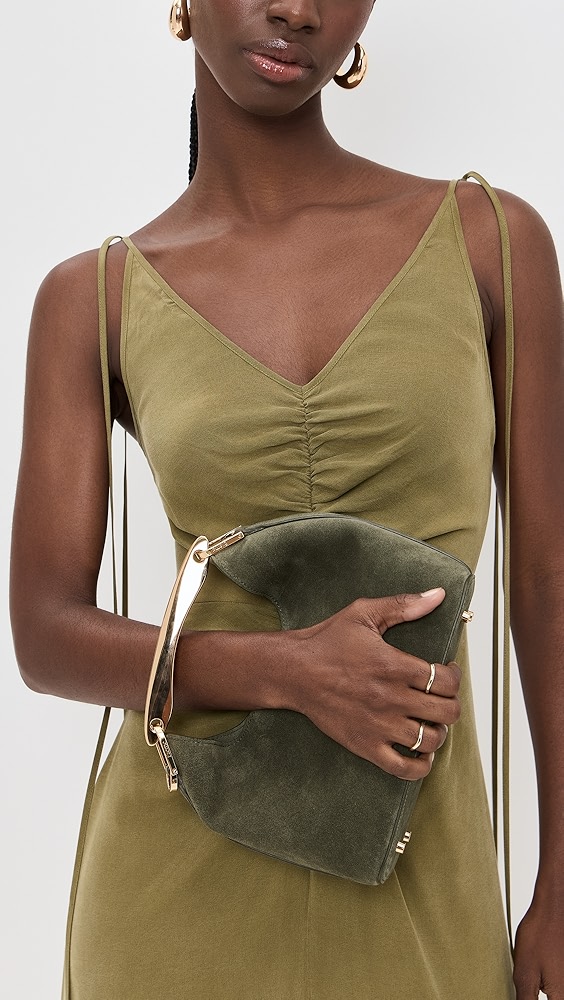 Elleme Boomerang Small Suede Bag